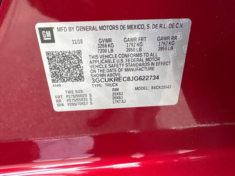 2018 Chevrolet Silverado 1500