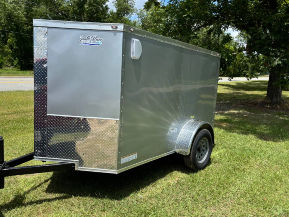 2024 South River Cargo 5x8 enclosed cargo trailer  for sale at Cross Resurrection Golf Carts and Trailers in Rincon, GA