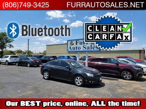 2013 Chevrolet Cruze for sale at FURR AUTO SALES in Lubbock TX