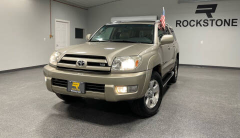 2004 Toyota 4Runner for sale at Rockstone Automotive Inc in Buffalo MN