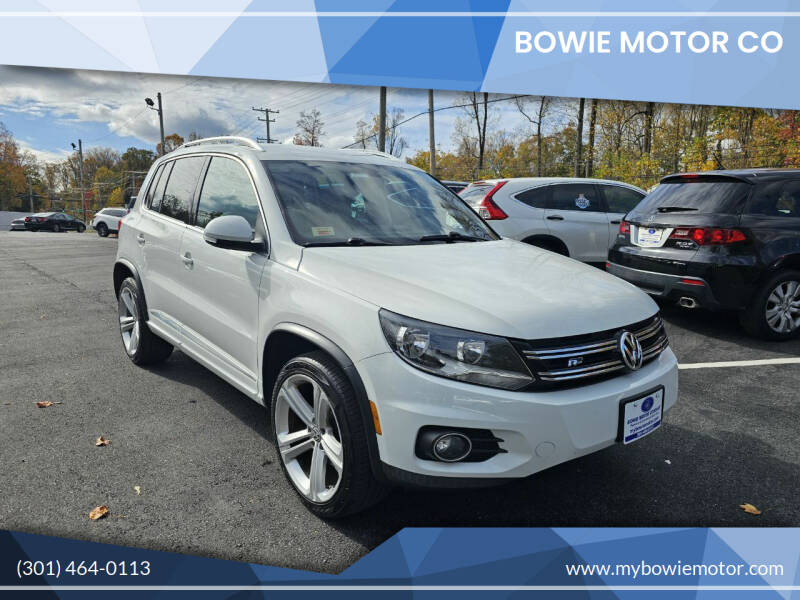 2016 Volkswagen Tiguan for sale at Bowie Motor Co in Bowie MD