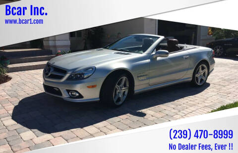 2009 Mercedes-Benz SL-Class for sale at Bcar Inc. in Fort Myers FL