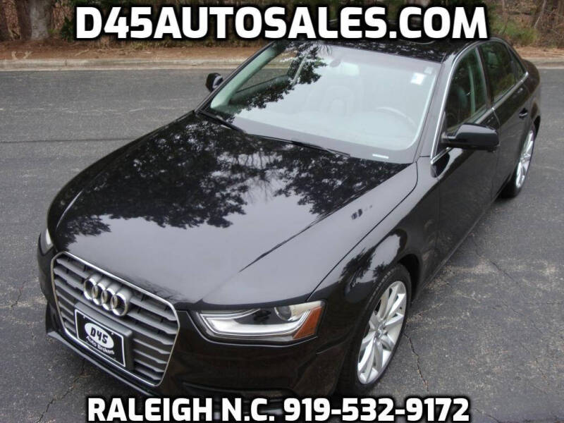 2013 Audi A4 for sale at D45 Auto Brokers in Raleigh NC