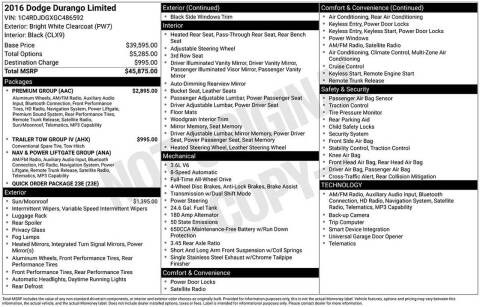 2016 Dodge Durango Limited