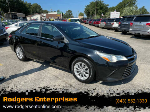 2015 Toyota Camry for sale at Rodgers Enterprises in North Charleston SC