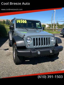 2015 Jeep Wrangler for sale at Cool Breeze Auto in Breinigsville PA