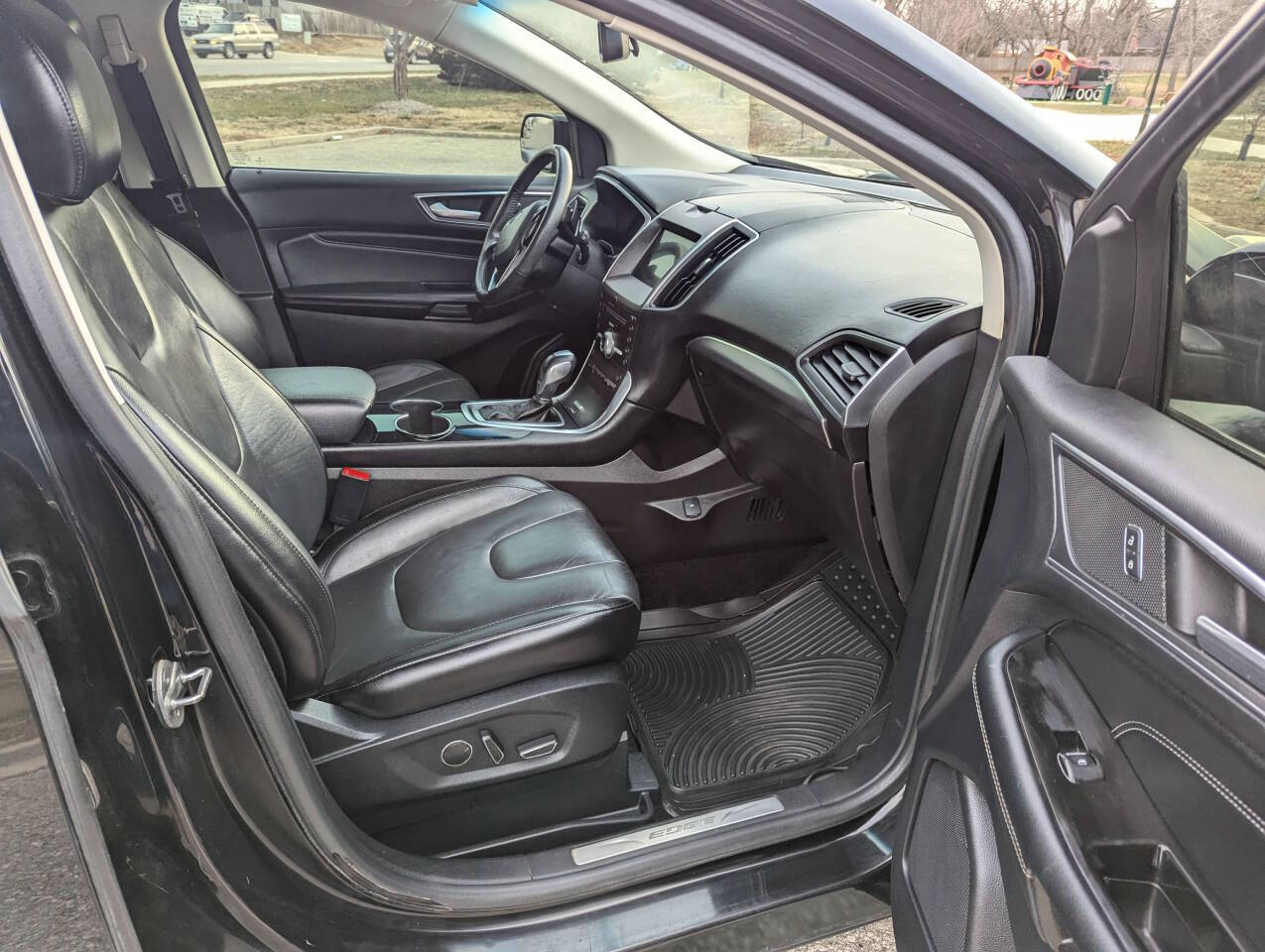Black 2017 Ford Edge Titanium Titanium 4dr Crossover 14