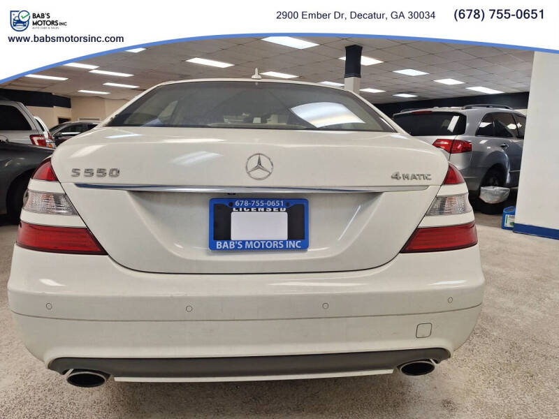 2008 Mercedes-Benz S-Class S 550 4MATIC