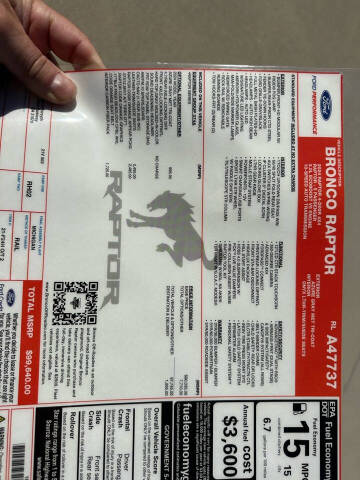 2024 Ford Bronco Raptor