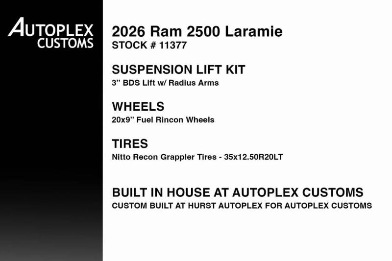 2026 RAM 2500 Laramie