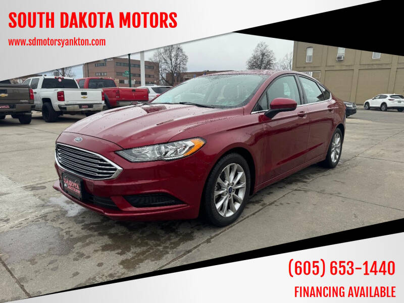 2017 Ford Fusion for sale at SOUTH DAKOTA MOTORS in Yankton SD