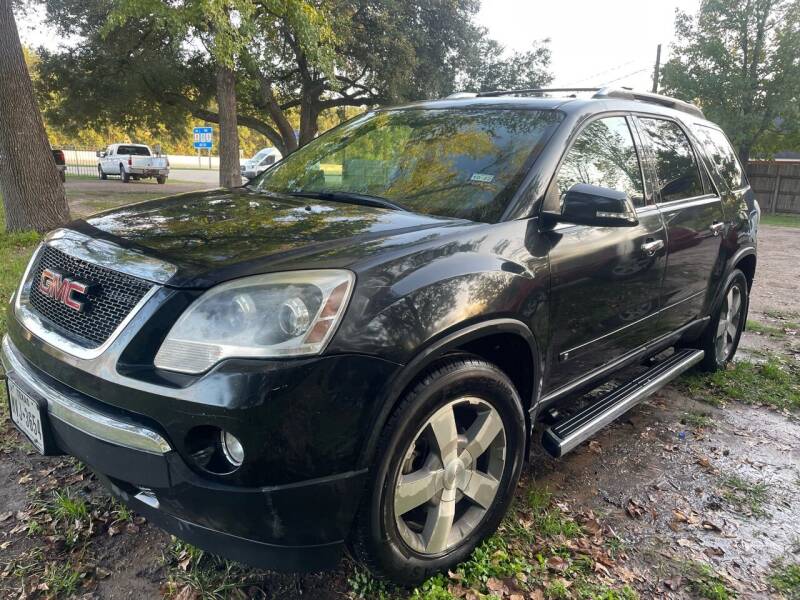 2009 GMC Acadia for sale at M & J Motor Sports in New Caney TX