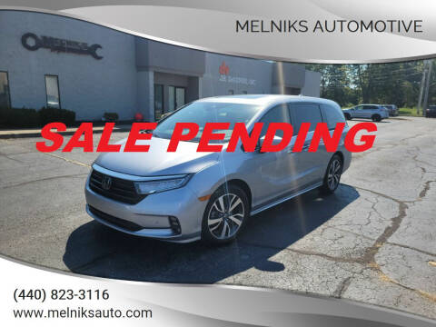 2022 Honda Odyssey for sale at Melniks Automotive in Berea OH