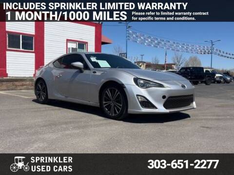 2014 Scion FR-S for sale at Sprinkler Used Cars in Longmont CO