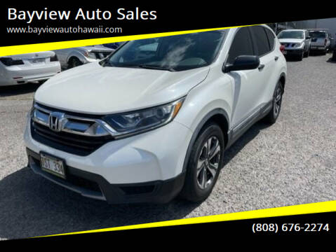 2018 Honda CR-V for sale at Bayview Auto Sales in Waipahu HI