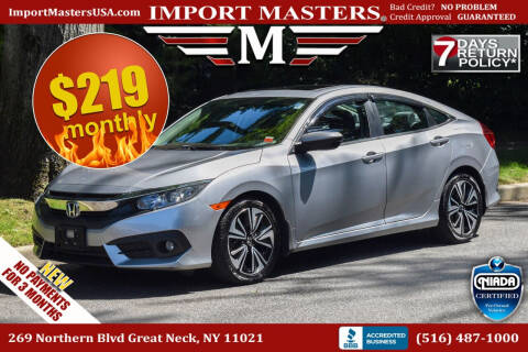 2016 Honda Civic for sale at Import Masters in Great Neck NY