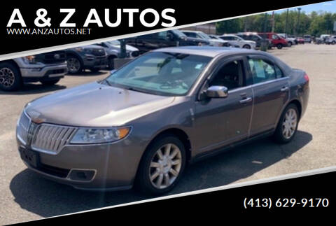 2010 Lincoln MKZ for sale at A & Z AUTOS in Westfield MA