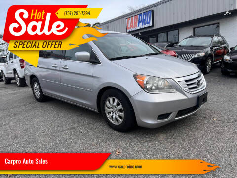 2010 Honda Odyssey for sale at Carpro Auto Sales in Chesapeake VA