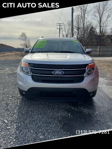2014 Ford Explorer for sale at CITI AUTO SALES in Detroit MI