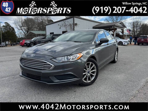 2017 Ford Fusion for sale at 4042 Motorsports in Willow Spring NC