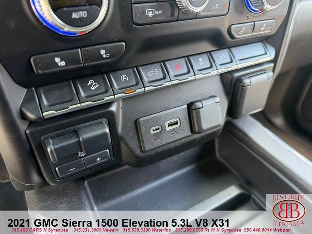 White 2021 GMC Sierra 1500 Elevation 28