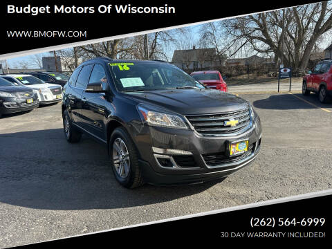 2016 Chevrolet Traverse for sale at Budget Motors of Wisconsin in Racine WI