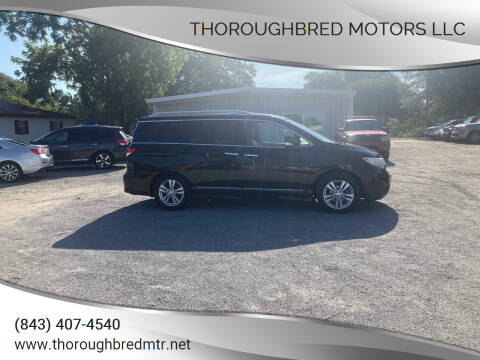 2011 Nissan Quest for sale at Thoroughbred Motors LLC in Scranton SC