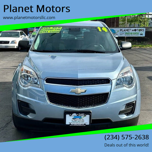 2014 Chevrolet Equinox for sale at Planet Motors in Youngstown OH