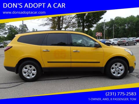 2014 Chevrolet Traverse for sale at DON'S ADOPT A CAR in Cadillac MI