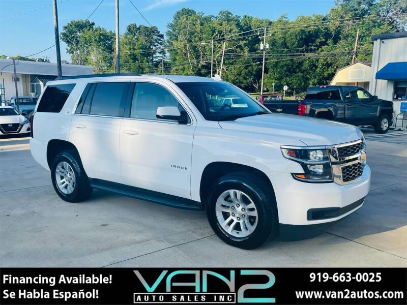 2017 Chevrolet Tahoe for sale at Van 2 Auto Sales Inc in Siler City NC