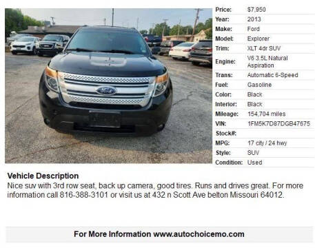 2013 Ford Explorer XLT