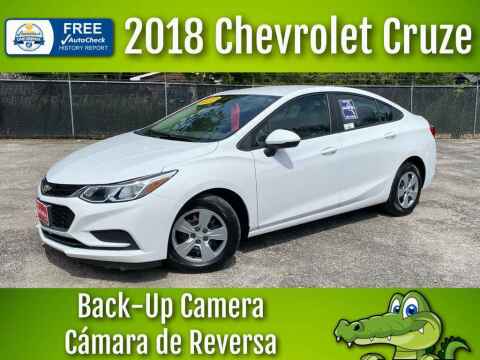 2018 Chevrolet Cruze for sale at LIQUIDATORS in Houston TX