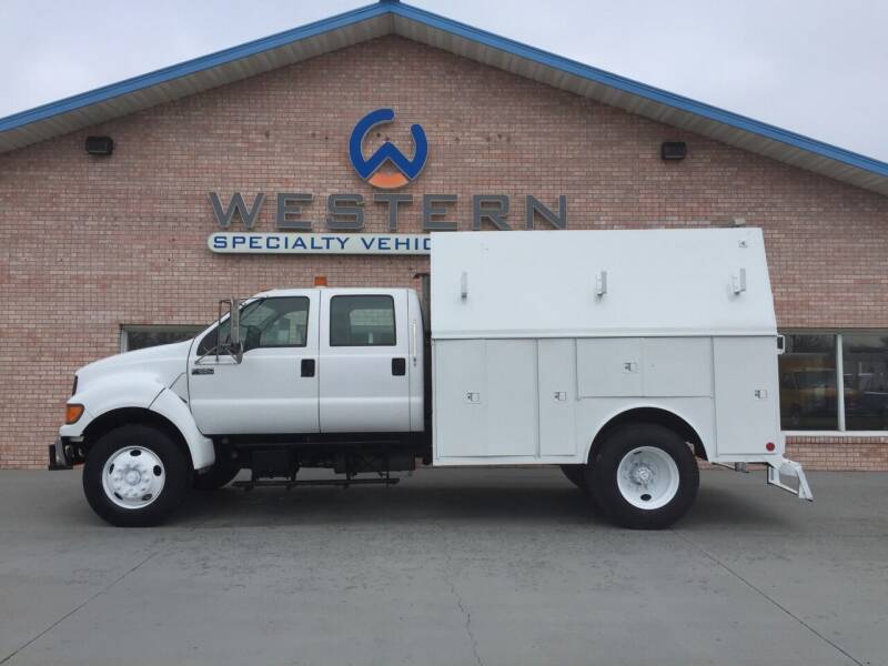 2003 Ford F650 Service Truck for sale at Western Specialty Vehicle Sales in Braidwood IL