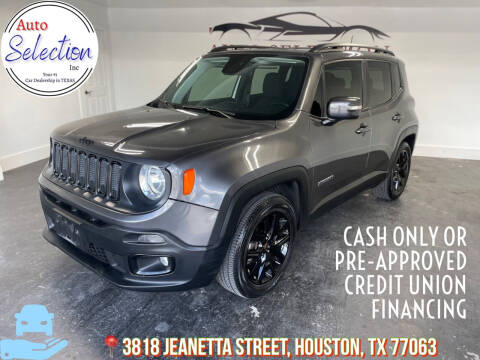 2018 Jeep Renegade for sale at Auto Selection Inc. in Houston TX