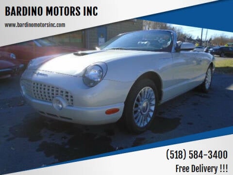 2005 Ford Thunderbird for sale at BARDINO MOTORS INC in Saratoga Springs NY