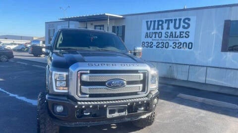 2013 Ford F-250 Super Duty for sale at Virtus Auto Sales in Houston TX