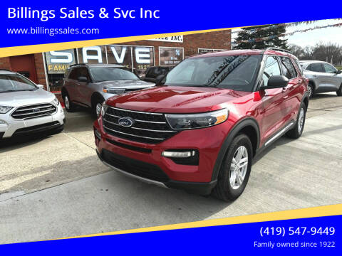 2021 Ford Explorer for sale at Billings Sales & Svc Inc in Clyde OH