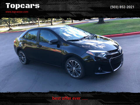 2015 Toyota Corolla for sale at Topcars in Wilsonville OR