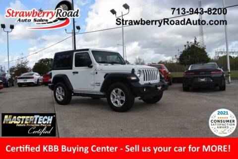 2018 Jeep Wrangler for sale at Strawberry Road Auto Sales in Pasadena TX