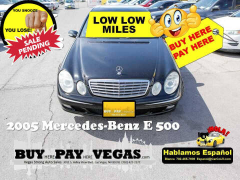 2005 Mercedes-Benz E-Class for sale at The Car Company in Las Vegas NV