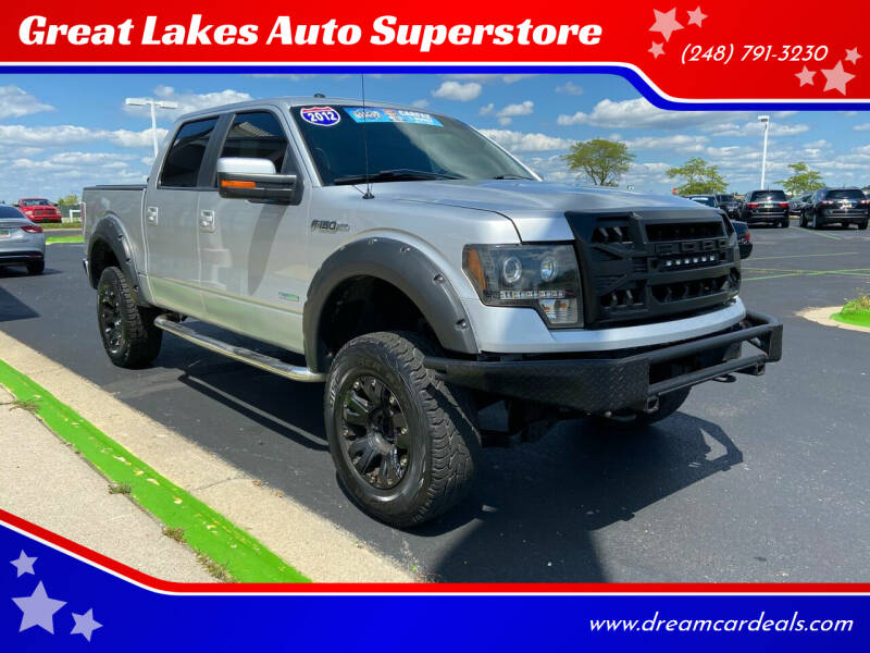 2012 Ford F-150 for sale at Great Lakes Auto Superstore in Waterford Township MI