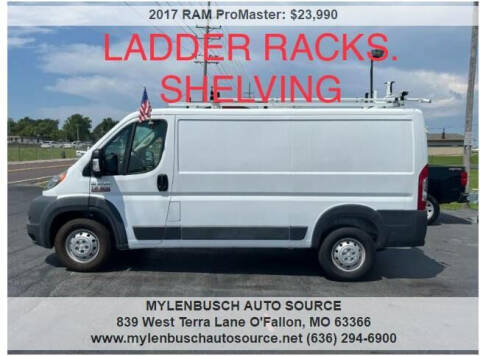 2017 RAM ProMaster for sale at MYLENBUSCH AUTO SOURCE in O'Fallon MO