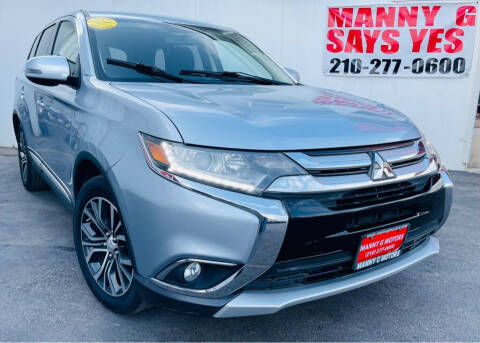 2017 Mitsubishi Outlander for sale at Manny G Motors in San Antonio TX