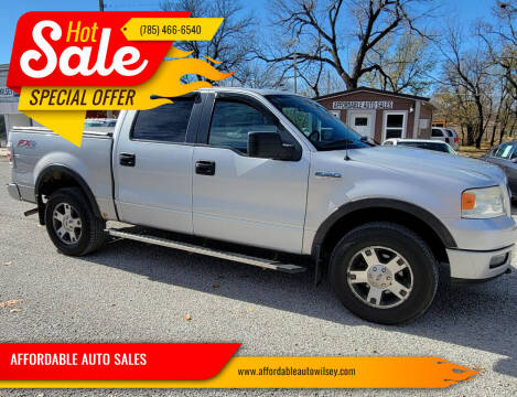 2005 Ford F-150 for sale at AFFORDABLE AUTO SALES in Wilsey KS