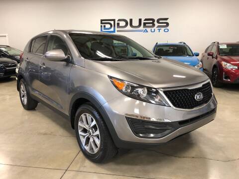 2015 Kia Sportage for sale at DUBS AUTO LLC in Clearfield UT