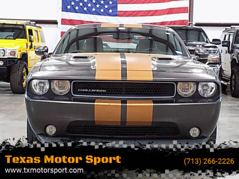 2013 Dodge Challenger for sale at Texas Motor Sport in Houston TX