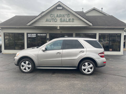 2009 Mercedes-Benz M-Class for sale at Clarks Auto Sales in Middletown OH