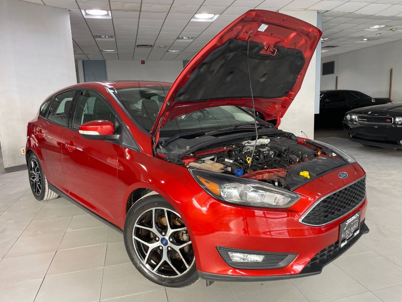 Red 2018 Ford Focus SEL SEL 4dr Hatchback 48