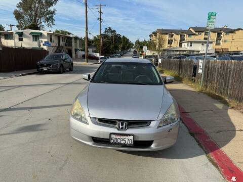 2003 Honda Accord for sale at Paykan Auto Sales Inc in San Diego CA