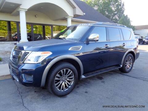 2018 Nissan Armada for sale at DEALS UNLIMITED INC in Portage MI
